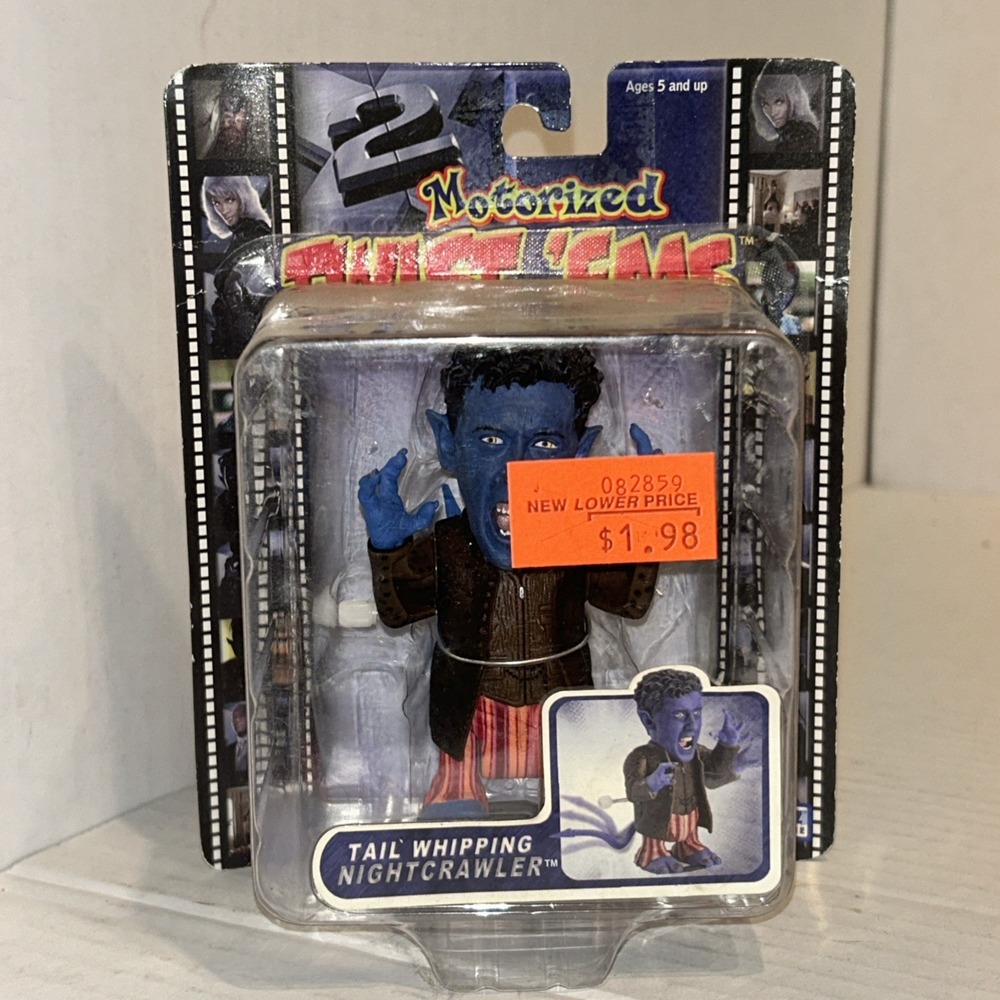 X-Men Collectible Motorized Twist 'Ems Action Figure Tail Whipping Nightcrawler